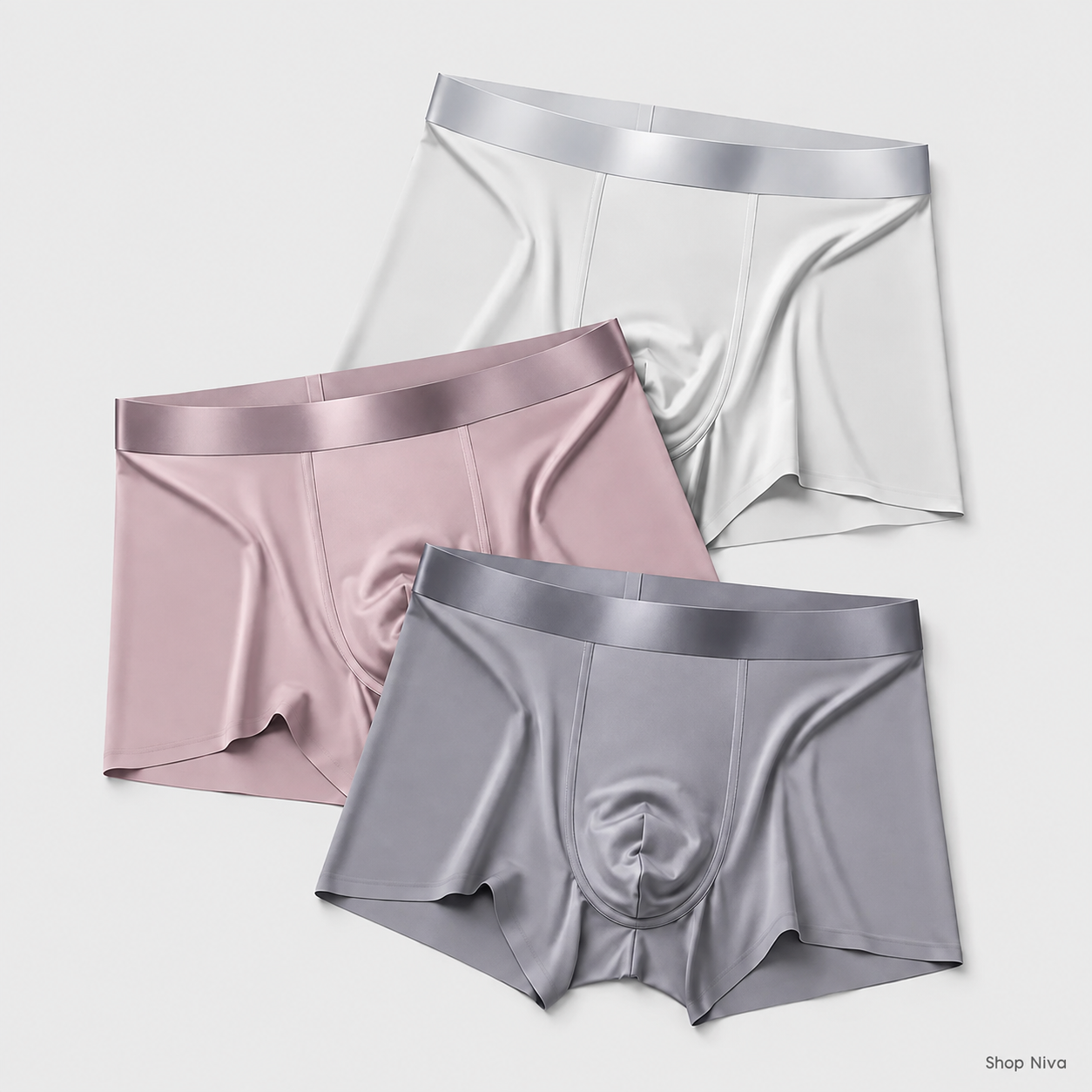 Men's Ultra Soft Ice Silk Lycra Material Comfortable Underwear | Light-Weight | Breathable | Anti-Bacterial